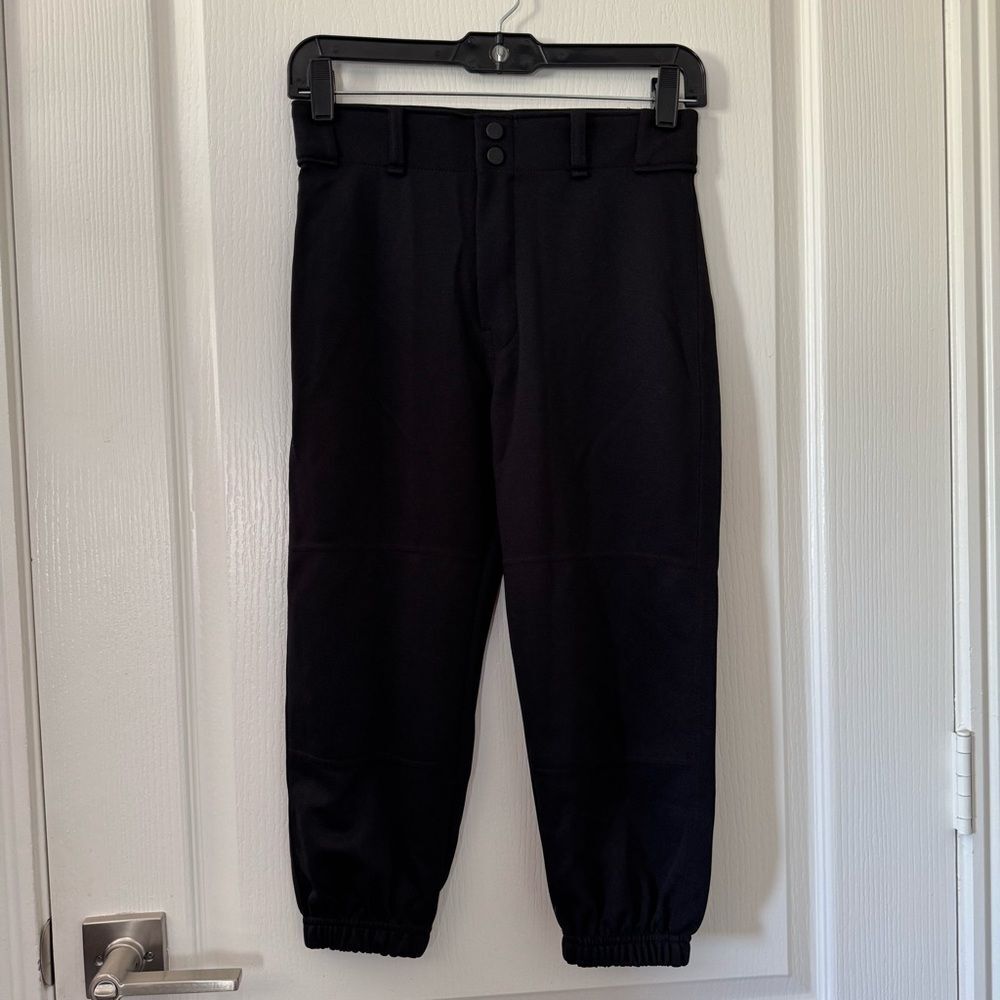 Franklin Black Baseball Softball Pants Youth Large